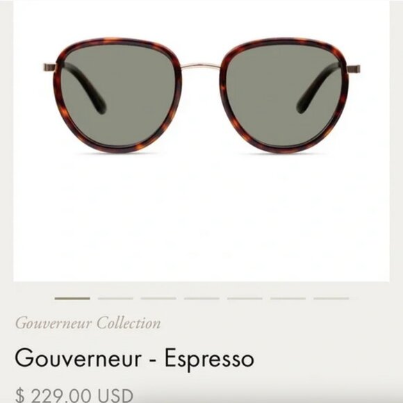 NWOT Christopher Cloos Gouverneur Sunglasses Espresso CR39 Polarized 49mm - Picture 3 of 9